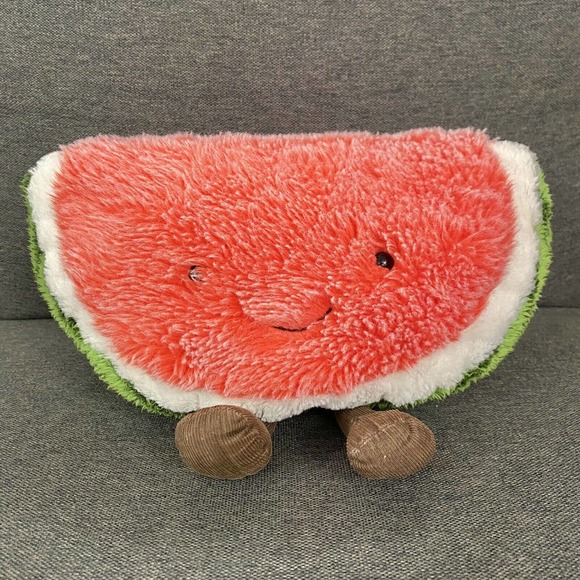 Jellycat Toys Jellycat Amuseables Watermelon Stuffed Plush Bean Bag